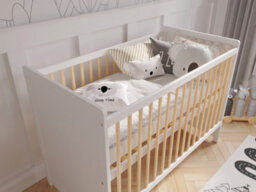 Love For Sleep Tokyo Cot Bed 120X60Cm With Microfiber Mattress - thumbnail 4
