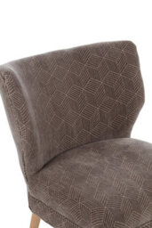 Orsina Elegant Grey Chenille Wingback Chair, Modern Grey Highback Chair, Stylish Mid-Century Armchair For Hallways - thumbnail 5