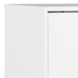 Furniture To Go Mitra Shoe Cabinet 3 Flip Down Doors In White - thumbnail 7