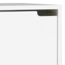 Furniture To Go Mitra Shoe Cabinet 3 Flip Down Doors In White - thumbnail 8