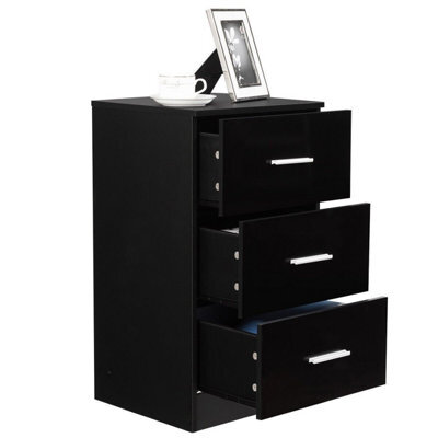 Gainoom 3-Drawer Chest Storage Cabinet Dresser Freestanding Night Stand Organizer - image 1