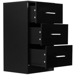 Gainoom 3-Drawer Chest Storage Cabinet Dresser Freestanding Night Stand Organizer - thumbnail 7