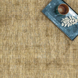 Beige Handmade Luxurious Modern Plain Sparkle Rug For Bedroom & Living Room-160Cm X 230Cm - thumbnail 2