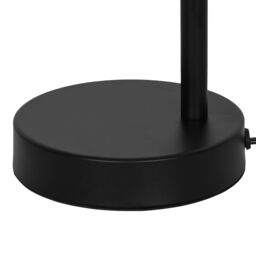 GoodHome Hetange Retro Matt Black Table Lamp - thumbnail 6