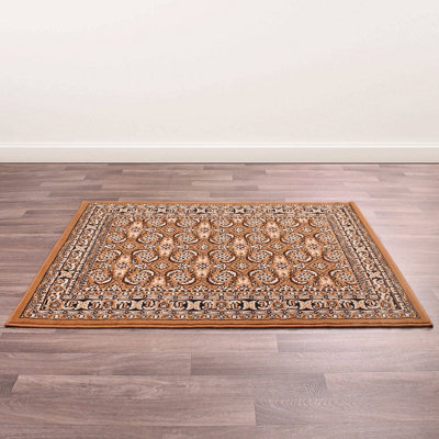Traditional Poly Esta Gold Rug By Rug Style-120Cm (Circle) - image 1