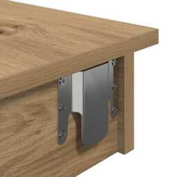 Berkfield Wall Bar Table Artisan Oak 102X45X103.5 Cm Engineered Wood - thumbnail 7