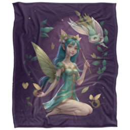 Jq Licensing James Piazza Silky Fairy Supersoft Blanket Multicoloured (One Size) - thumbnail 1