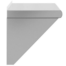 Berkfield Wall Shelf 50X30X31 Cm Silver Stainless Steel - thumbnail 6