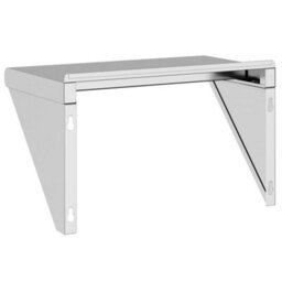 Berkfield Wall Shelf 50X30X31 Cm Silver Stainless Steel - thumbnail 7
