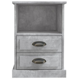 Berkfield Bedside Cabinet Concrete Grey 43X36X60 Cm - thumbnail 6