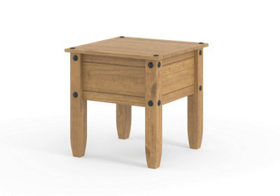 Core Products Corona Lamp Table Antique Wax Finish H54.9Cm X W53.8Cm X D53.8Cm - image 1