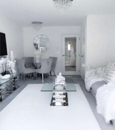 Faux Rabbit Fur Soft Silky White Premium Rug - 80Cm X 150Cm - thumbnail 7