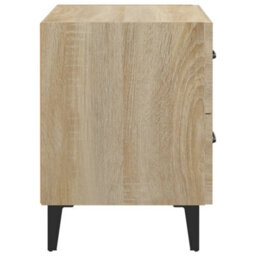 Berkfield Bedside Cabinets 2 Pcs Sonoma Oak 40X35X47.5 Cm - thumbnail 7