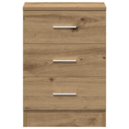 Berkfield Classic Bedside Cabinets 2 Pcs Artisan Oak 38X35X55 Cm Engineered Wood - thumbnail 7