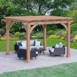 Yardistry Direct UK Meridian Pergola 12Ft X 12Ft (3.7M X 3.7M) - thumbnail 2