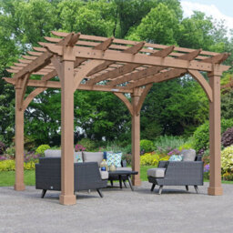Yardistry Direct UK Meridian Pergola 12Ft X 12Ft (3.7M X 3.7M) - thumbnail 1