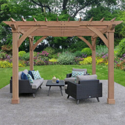 Yardistry Direct UK Meridian Pergola 12Ft X 12Ft (3.7M X 3.7M) - thumbnail 4