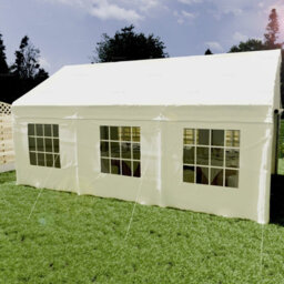 Easy Push Fit Assembly Marquee Party Tent With Showerproof Gazebo Canopy And Removeable Side Screens, 3.0X6.0M - thumbnail 3