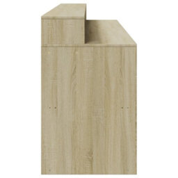 Walplus Desk With Led Lights Sonoma Oak 200X55X91 Cm Engineered Wood - thumbnail 7