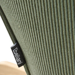 Wyld And Coco Green Corduroy Rocking Armchair - Black Metal Legs, Modern Nursery Chair - thumbnail 7