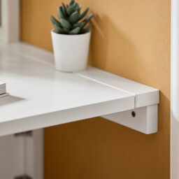 Sobuy Fwt03-W, Folding Wall-Mounted Drop-Leaf Table, Children Table Desk, Dining Table,white,w60Xd40Xh26 - thumbnail 8