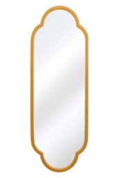Mirroroutlet The Duplici Gold Metal Framed Double Arched Oval Wall Mirror 102Cm X 35.5Cm - thumbnail 2