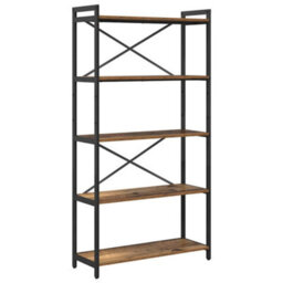 Berkfield Modern Bookcase Old Wood 80 X 30 X 153 Cm Engineered Wood - thumbnail 1