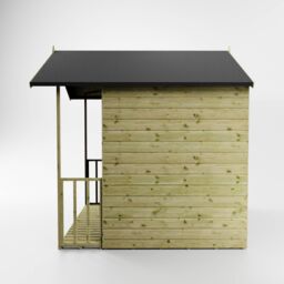 Mercia 7X7 Ft Apex Wooden Summer House With Double Door & 2 Windows - thumbnail 6