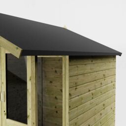 Mercia 7X7 Ft Apex Wooden Summer House With Double Door & 2 Windows - thumbnail 5