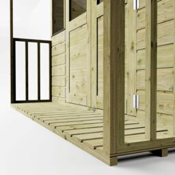 Mercia 7X7 Ft Apex Wooden Summer House With Double Door & 2 Windows - thumbnail 7