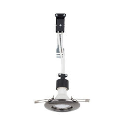 Valuelights Downlight Fixed Black Chrome Ceiling Light Fitting 10 Pack - thumbnail 1