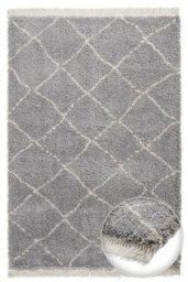 Think Rug Boho 5413 Grey Rug-120Cm X 170Cm - thumbnail 1