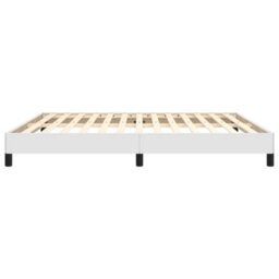 Berkfield Bed Frame White 180X200 Cm 6Ft Super King Faux Leather - thumbnail 6