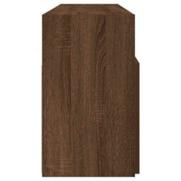 Berkfield Modern Tv Cabinet With Led Lights Brown Oak 120X30X50 Cm - thumbnail 8