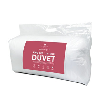 Lancashire Textiles 16.5 Tog Ultra Warm Winter Duvet With Polycotton Casing And Hollowfibre Filling - King Size - image 1