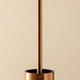Cosmic Toilet Brush & Holder, Glossy Gold Pvd, Architect S+ Collection - thumbnail 5