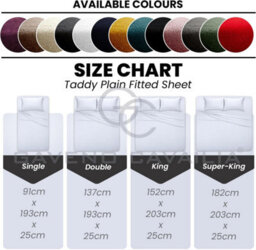 Gc Gaveno Cavailia Teddy Bear Plain Fitted Sheet King Charcoal Fleece Thermal Warm Super Soft & Warm Fluffy Fitted Bed Sheet - thumbnail 6