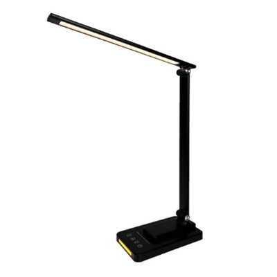 Led Desk Lamp Black Usb Dimmable Touch Control Table Lamp - image 1