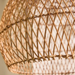 Dibor Traditional Rattan Teardrop Easy Fit Decor Ceiling Shade H45 X D46Cm - thumbnail 4