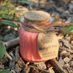 Serenityy Midnight Rose Soy Pot Of Fragrance Candle In Pink - 120 G, 20-Hour Burn Time, Reusable Glass Jar - thumbnail 3