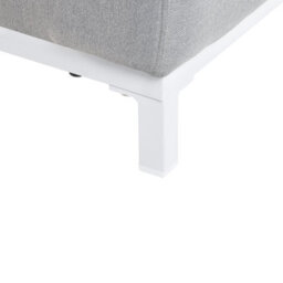 Beliani Set Of 2 Garden Armchairs Rovigo Fabric Light Grey - thumbnail 8