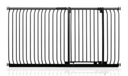 Safetots Extra Tall Elite Safety Gate, 189Cm - 198Cm, Matt Black, Extra Tall 96.8Cm In Height, Pressure Fit Stair Gate - thumbnail 1