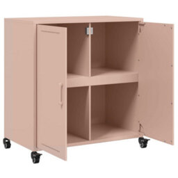 Berkfield Sideboard Pink 68.5X39X72 Cm Steel - thumbnail 9