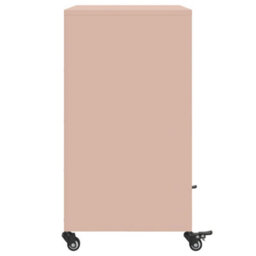 Berkfield Sideboard Pink 68.5X39X72 Cm Steel - thumbnail 7