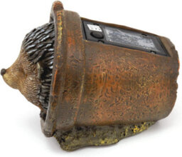 Hedgehog Design Solar Light - Outdoor Patio Or Decking Garden Ornament Decoration - 11Cm X 11Cm X 14.5Cm - thumbnail 4