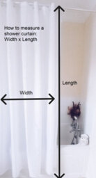 Euroshowers Antibacterial Polyester Shower Curtain 213X213Cm - thumbnail 2