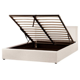 Beliani Ottoman Bed Boucle Montlaur 160 X 200 Cm (Eu King Size) Beige - thumbnail 5