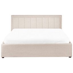 Beliani Ottoman Bed Boucle Montlaur 160 X 200 Cm (Eu King Size) Beige - thumbnail 9