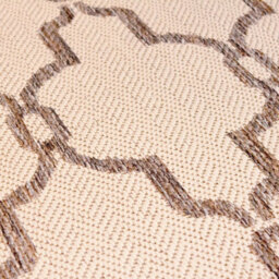 Natural Outdoor Rug, Geometric Stain-Resistant Rug For Patio Decks Garden Balcony, Modern Outdoor Area Rug-160Cm (Circle) - thumbnail 2