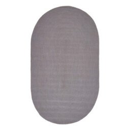 Homescapes Grey Handmade Woven Braided Oval Rug, 60 X 90 Cm - thumbnail 2